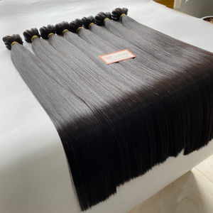 Usine de haute qualité vente en gros trame de cheveux humains vierges à double tirage extension de cheveux raides toutes couleurs prix usine - Product Image 4