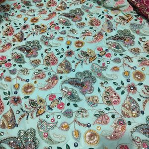 Exquisite Cotton Embroidery <b>Fabric</b> for Premium Fashion Gowns, Custom Party Wear, and Personalized Branding Solutions - Product Image 1