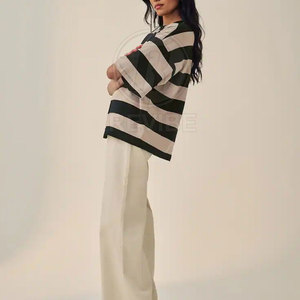 T-shirts amples pour femmes de qualité supérieure, professionnels, en toile, personnalisables avec logo, respirants, 100% coton, best-sellers - Product Image 3