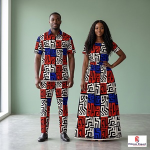 Premium African Wax Print Cotton Fabric OEM ODM Custom Textile Manufacturer Factory Wholesale Customized Fabric Supplier - Product Image 4