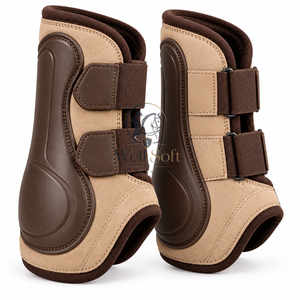 Bottes de brossage polyvalentes pour chevaux, dotées d'une construction durable, d'une doublure douce et d'un ajustement sécurisé pour l'équitation, l'entraînement et l'écurie. - Product Image 3