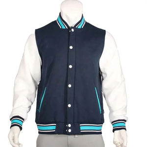 Chaquetas Varsity de Alta Calidad al por Mayor, Nueva Llegada, Chaquetas Casuales de Calle Personalizadas de Alta Calidad, Totalmente Personalizadas para Hombre - Product Image 1