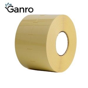Custom Clear Thermal Transfer <strong>Labes</strong> Rolls Vinyl PP Transparent Blank Glossy Circle Dots <strong>Sticker</strong> - Product Image 2