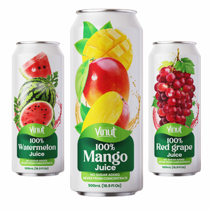 เครื่องดื่มน้ำผลไม้100% ปราศจากน้ำตาล500มล. พร้อมเยื่อกระดาษฉลากส่วนตัวตัวอย่างฟรีราคาโรงงานเวียดนาม - Product Image 1