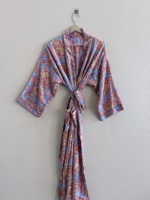 Robe de chambre en soie pour femme, peignoir, cadeau pour demoiselle d'honneur