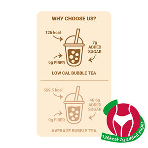 Signwin-ชุดชาบับเบิ้ล Cal ต่ำมาพร้อมกับน้ำตาลเข้มปรุงด้วยเส้นใยสูงผงชานม - Product Image 3