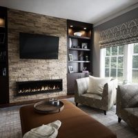 Nouveaux panneaux muraux 3D réalistes en PU, revêtement mural décoratif en polyuréthane imitation pierre de luxe moderne pour hôtels