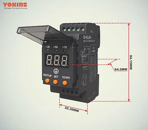 Máquina de Prueba ELR YD |   Alta Precisión IP65 |   1 año |   Entrada de CA de 30mA-30A |   Fuente de Alimentación Auxiliar de 45-270V CA/CC |   Montaje en Riel DIN - Product Image 2