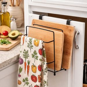 Moderno Soporte Metálico Multifuncional para Tablas de Cortar con Fácil Montaje - Product Image 5