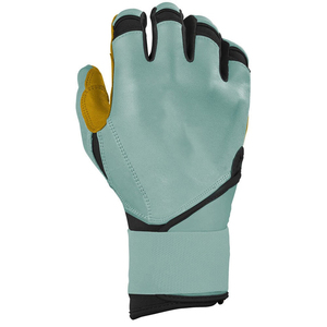Guantes de Béisbol de Cuero en Oferta, Cierre de Velcro en los Dedos, Excelente Agarre, Color Amarillo Personalizado - Product Image 4