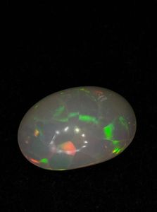 Ópalo etíope natural, ópalo cabujón con patrón de panal de abeja, hermoso ópalo color caramelo en venta. - Product Image 2