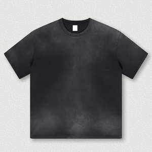 T-shirts décontractés pour hommes de haute qualité, grande taille, 100% coton, poids lourd, écologiques, respirants - Product Image 1
