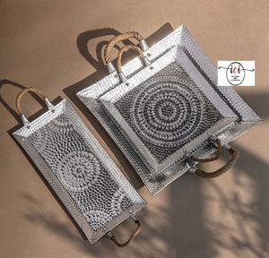 Plateaux de service de luxe pour aliments et chocolats, vaisselle la plus vendue, articles de service alimentaire, articles de cuisine pour la maison, plateaux en provenance d'Inde - Product Image 2