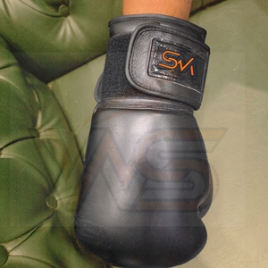 WS PROFESSIONAL ORIGINAL ถุงมือชกมวยหนังแท้ แบบเต็มนิ้ว ปิดด้วยเชือกผูก ระบายความชื้นได้ดี น้ำหนักเบา สำหรับฝึกซ้อม ผู้ใหญ่ - Product Image 5