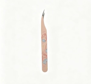 แหนบถอนขนคิ้วลายการ์ตูนผลไม้ ป้องกันไฟฟ้าสถิตย์ ESD สีเหลืองน้ำเงิน ดีไซน์ยิ้มนำโชค แฟชั่น สแตนเลสสตีล ด้ามจับสบาย - Product Image 2