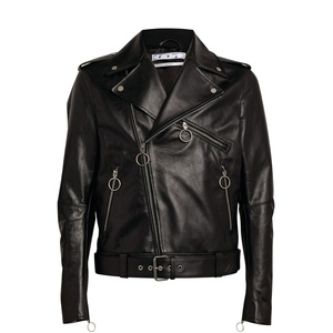 PIHA SPORTS Men's Slim Fit <b>Cafe</b> <b>Racer</b> Motorcycle <b>Jacket</b> Black Brown Real Lambskin Waterproof Reversible Eco-Friendly Winter - Product Image 2