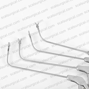 Pinza Frontal Tipo Jirafa para Senos Paranasales, 5.5 Pulgadas, Vertical, Punta de 3mm, Instrumento Quirúrgico ORL, Acero Inoxidable Alemán - Product Image 5