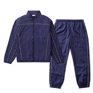 Pantalones Deportivos Unisex Negros de Cintura Elástica con Franjas Laterales Moradas de Secado Rápido, Venta al Por Mayor, Fabricante OEM - Product Image 3