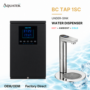 Distributeur d'eau intelligent sous comptoir AQUATEK avec capteur de lumière, robinet tactile CNC 304 et eau chaude, froide et ambiante BC TAP 1SC - Product Image 1