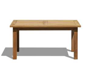Mesa de Comedor Tradicional de Madera de Teca Sólida, Rectangular, para Interiores y Exteriores, con Patas Resistentes para Jardín y Patio - Product Image 1