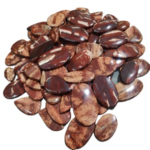 ¡Hecho a mano 100% Natural AAA grado rojo jaspe cabujón de alta calidad pulido cristal piedra joyería piedras preciosas sueltas! - Product Image 3