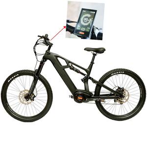 Vélo de montagne électrique à suspension intégrale avec cadre en fibre de carbone de 27,5 pouces pour le saut et le tout-terrain, vélo électrique de ville et de loisirs - Product Image 3