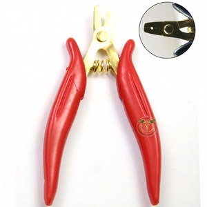 Pinzas para Remover Extensiones de Cabello, Mango Negro, Diseño con Ranuras Horizontales, Herramienta Profesional para Remover Anillos Micro y Nano - Product Image 5