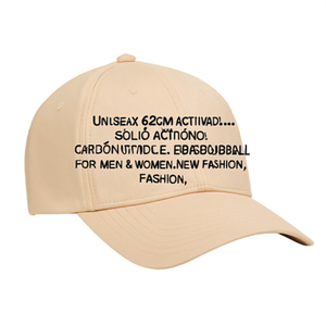 Gorra de Béisbol Unisex Ajustable de 62 cm, de Algodón Sólido Beige, Bordada, para Hombre y Mujer - Nueva Moda - Product Image 3