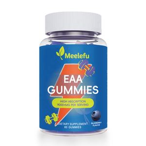 Meelefu OEM/ODM EAA Gummies <span class=keywords><strong>Amino</strong></span>ácidos esenciales Aminos esenciales (EAA) y Aminos de cadena ramificada (BCAA) para músculo, energía - Product Image 1