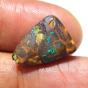 Opale de Boulder Koroit Naturelle d'Australie, Cabochon d'Opale de Boulder d'Australie pour la Fabrication de Bijoux, Pierre Précieuse - Product Image 4