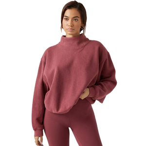 Pull à col montant surdimensionné pour femme, au confort optimal et au style avant-gardiste - Product Image 1
