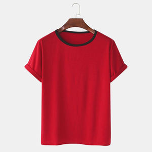 Camiseta Casual para Hombre, Algodón Suave, Estilo Urbano, Relajada, para Uso Diario de Verano - Product Image 5