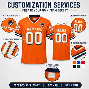 Custom American Football Jersey Tackle Twill Embroidered Team Uniform Personalized Sublimation Digital Print Name Number OEM ODM - Product Image 3