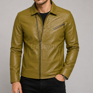 100% <b>Leather</b> Made Men <b>Winter</b> <b>Jacket</b> Premium Quality Best Selling Breathable Fabric Men <b>Leather</b> <b>Jacket</b> For Outdoor Use - Product Image 6