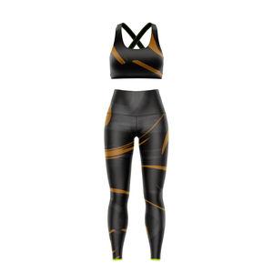 Conjunto de Yoga Personalizado al por Mayor con Estampado 3D por Sublimación para Mujer, Sujetador Deportivo Floral sin Costuras y Leggings para Gimnasio, Entrenamiento, Fitness y Ropa Deportiva - Product Image 1