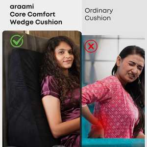 Orthopedic Bed Wedge Cushion with Washable <b>Cover</b> Ideal for Reading Upright <b>Reclining</b> Post Surgery Recovery Pregnancy pillow - Product Image 2