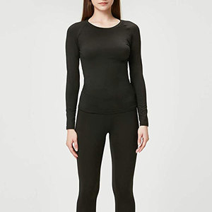 Haut de sport durable pour femme, haut de compression très extensible, couche de base pour l'exercice, la course, la gym et les sports de plein air - Product Image 3