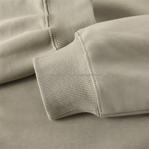 Haute Qualité Unisexe Coton Polyester French Terry Hommes Zipper-up Hoodies Logo Imprimé Personnalisé Hommes Zip Sweat À Capuche - Product Image 3