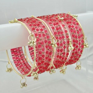 Luxury Style <b>Silver</b> Plated Glass Fashion <b>Bangles</b> Women Stylish Trendy Stackable Eco-Friendly Customizable Modern Ladies Wrist - Product Image 2