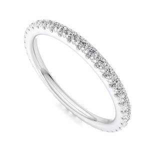 Impresionante anillo de oro rosa, oro blanco y oro amarillo con diamantes certificados IGI con claridad VVS VS, anillo de compromiso para mujer. - Product Image 1