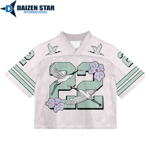 เสื้อฟุตบอลตาข่ายแบบยูนิเซ็กซ์ พิมพ์ลายแบบซับลิเมชั่น พร้อมชื่อทีมและชื่อผู้เล่นตามสั่ง คุณสมบัติป้องกันรังสียูวีและแห้งเร็ว - Product Image 6