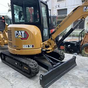 Excavatrice sur chenilles puissante d'occasion Cat 305.5E2, mini-machine compacte avec système hydraulique fiable pour le travail quotidien - Product Image 6