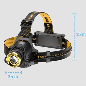 Lampada Frontale LED Ricaricabile USB con 3 Modalità Regolabili per Campeggio ed Escursionismo, con Caricatore per Auto + Cavo USB, Confezione da 2, Solo per Logistica USA - Product Image 3