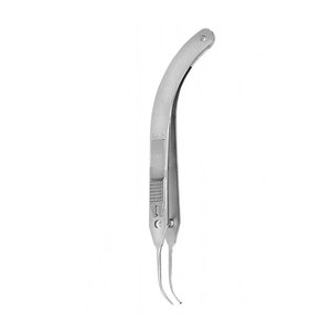 Pinzas de Fijación con Bloqueo de Acero Inoxidable, Instrumento Quirúrgico Oftálmico para Procedimientos de Retina, Córnea y Cataratas - Product Image 3