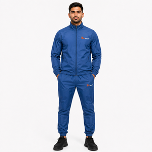 Mens Team Uniform Windproof Waterproof Breathable 100% <b>Nylon</b> Durable Full Zip Tracksuit Two Piece Set Sports Jacket <b>Track</b> <b>Pants</b> - Product Image 1