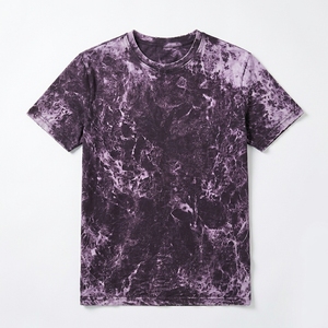 เสื้อยืดสตรีทแวร์พรีเมียมแบบฟอกสีพร้อมเอฟเฟกต์ลายหินอ่อนวินเทจแบบสั่งทำพิเศษ - Product Image 1