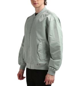 Vente en gros Blouson bombardier à fermeture éclair pour hommes personnalisé 2025 OEM Blouson bombardier d'hiver en nylon à col montant - Product Image 4