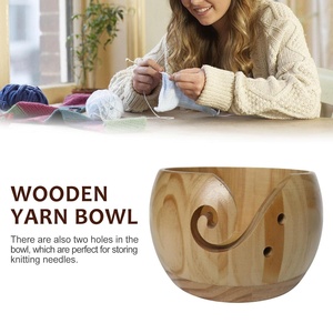Bol à fil en bois fait main personnalisé pour le tricot – Accessoires de couture durables et écologiques provenant d'un exportateur indien - Product Image 6