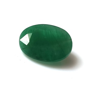 Hermosa Esmeralda Zambiana Natural de Buena Calidad, Corte Ovalado, 5.00 Quilates, Sin Tratar, Facetada, Piedra Preciosa Suelta de 10X14 mm para Joyería - Product Image 2
