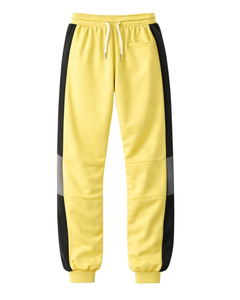 Conjunto Deportivo Personalizado para Hombre en Amarillo y Negro, Chaqueta con Cierre Completo y Pantalones Jogger, Fabricante de Ropa Deportiva Personalizada OEM - Product Image 4